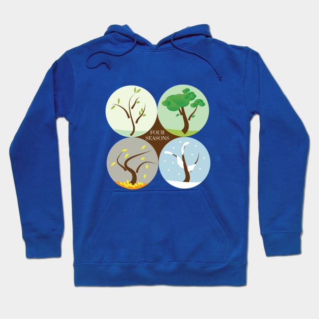 Four seasons Hoodie by dddesign